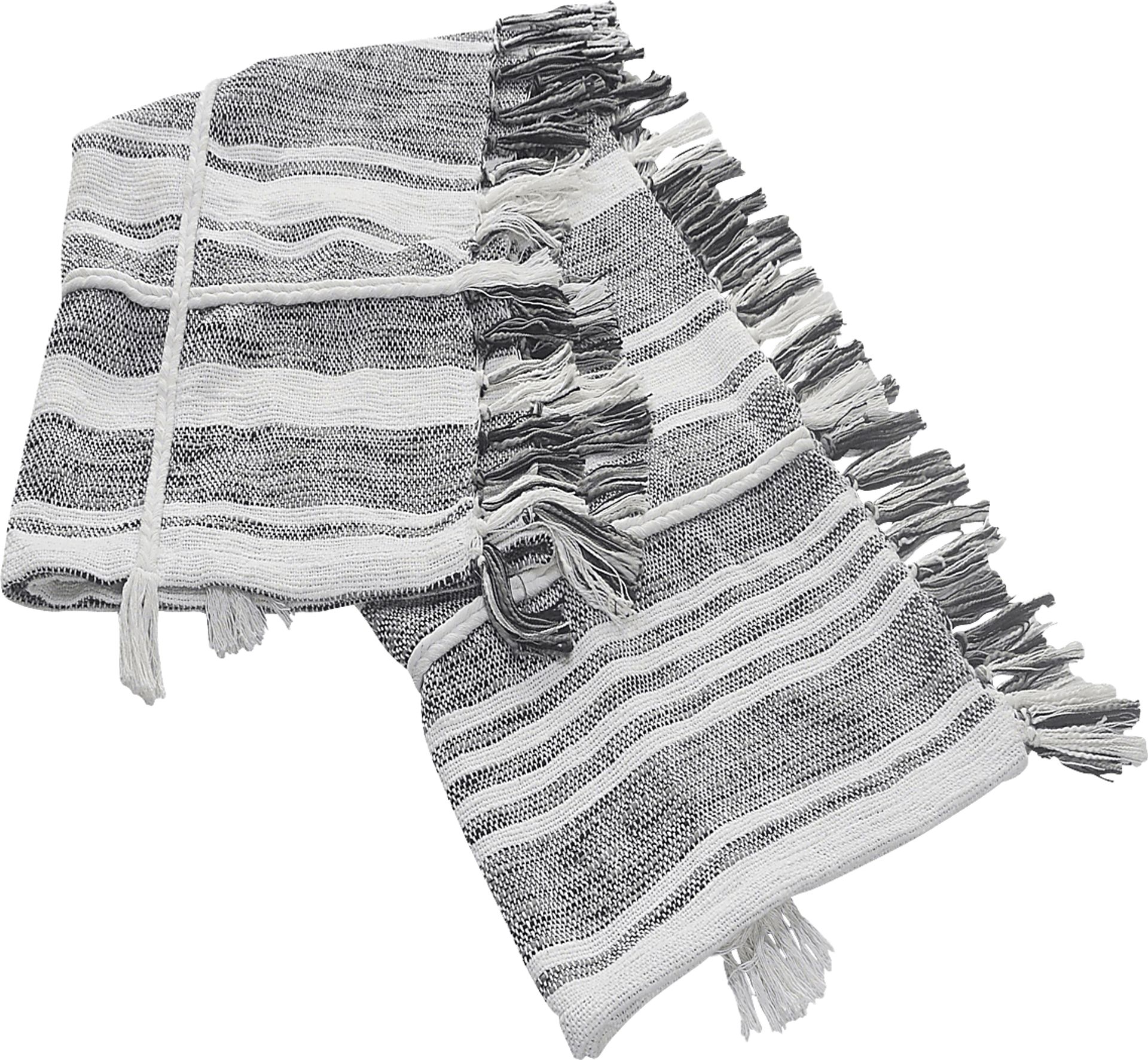 Oxwell Gray Throw Blanket - Image 4