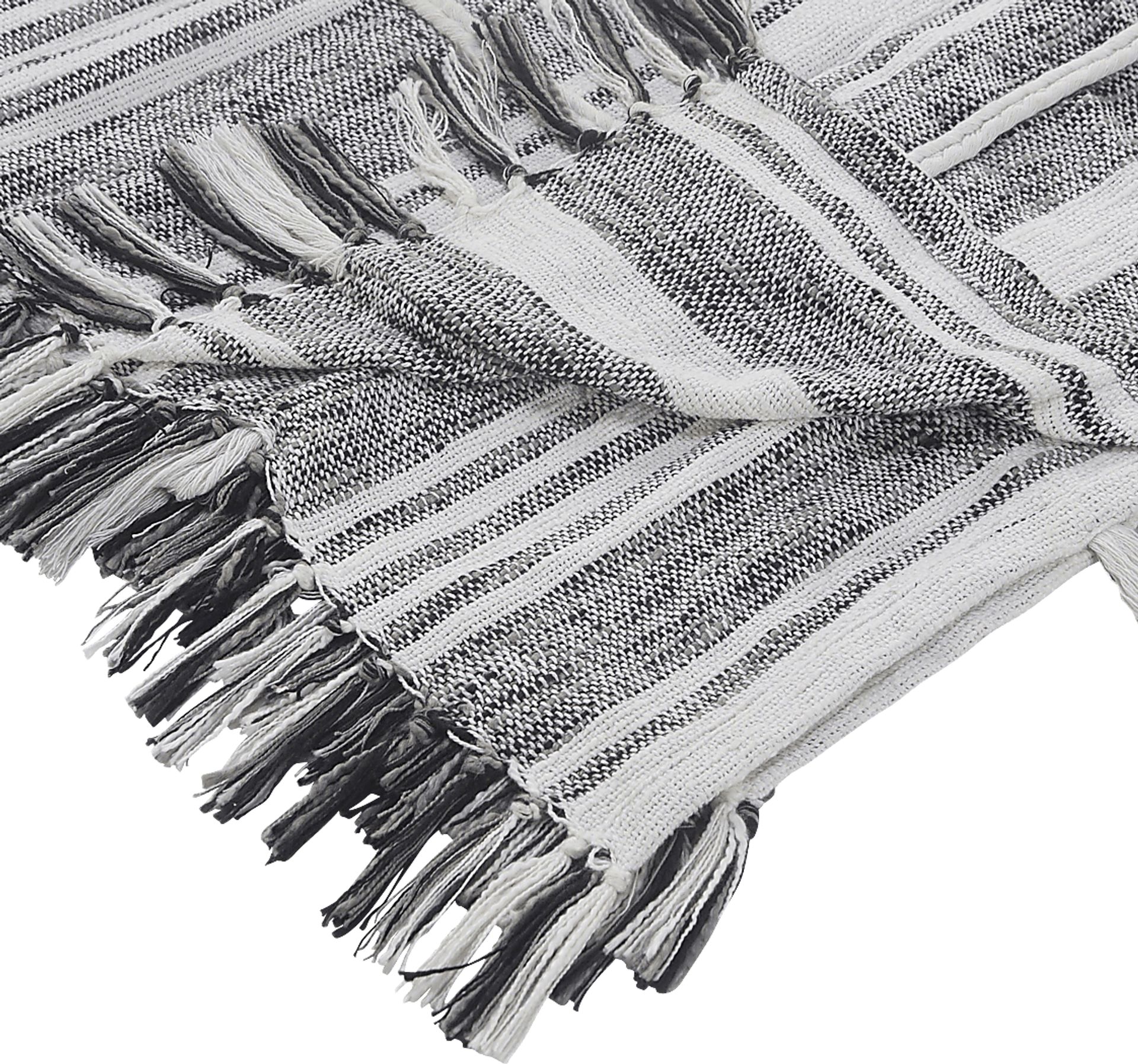 Oxwell Gray Throw Blanket - Image 5