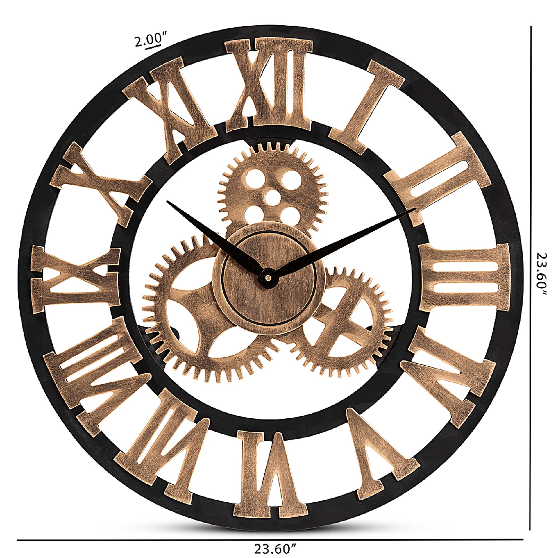 Oyer Black Wall Clock - Image 3