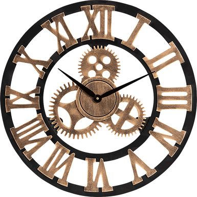 Oyer Black Wall Clock