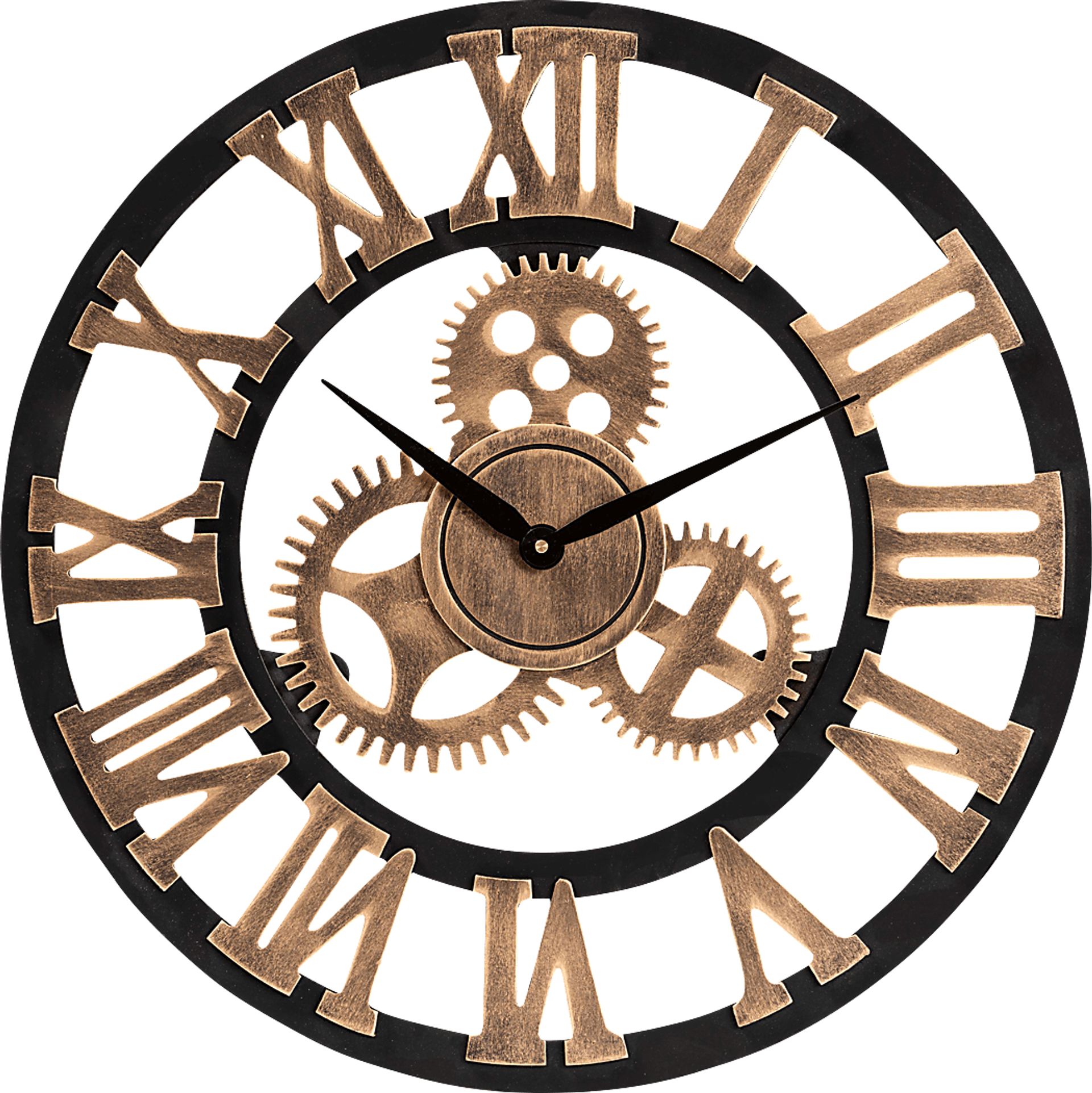 Oyer Black Wall Clock - Image 1