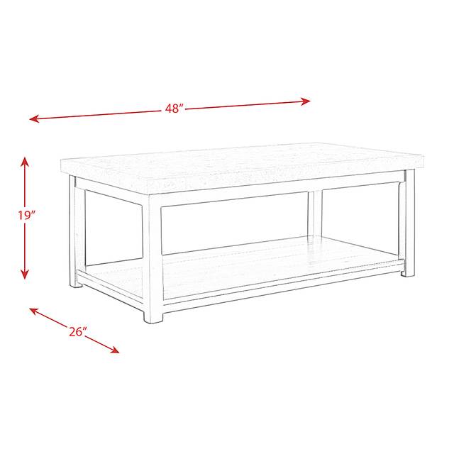 Ozmer Espresso Cocktail Table - Thumbnail - Image 7