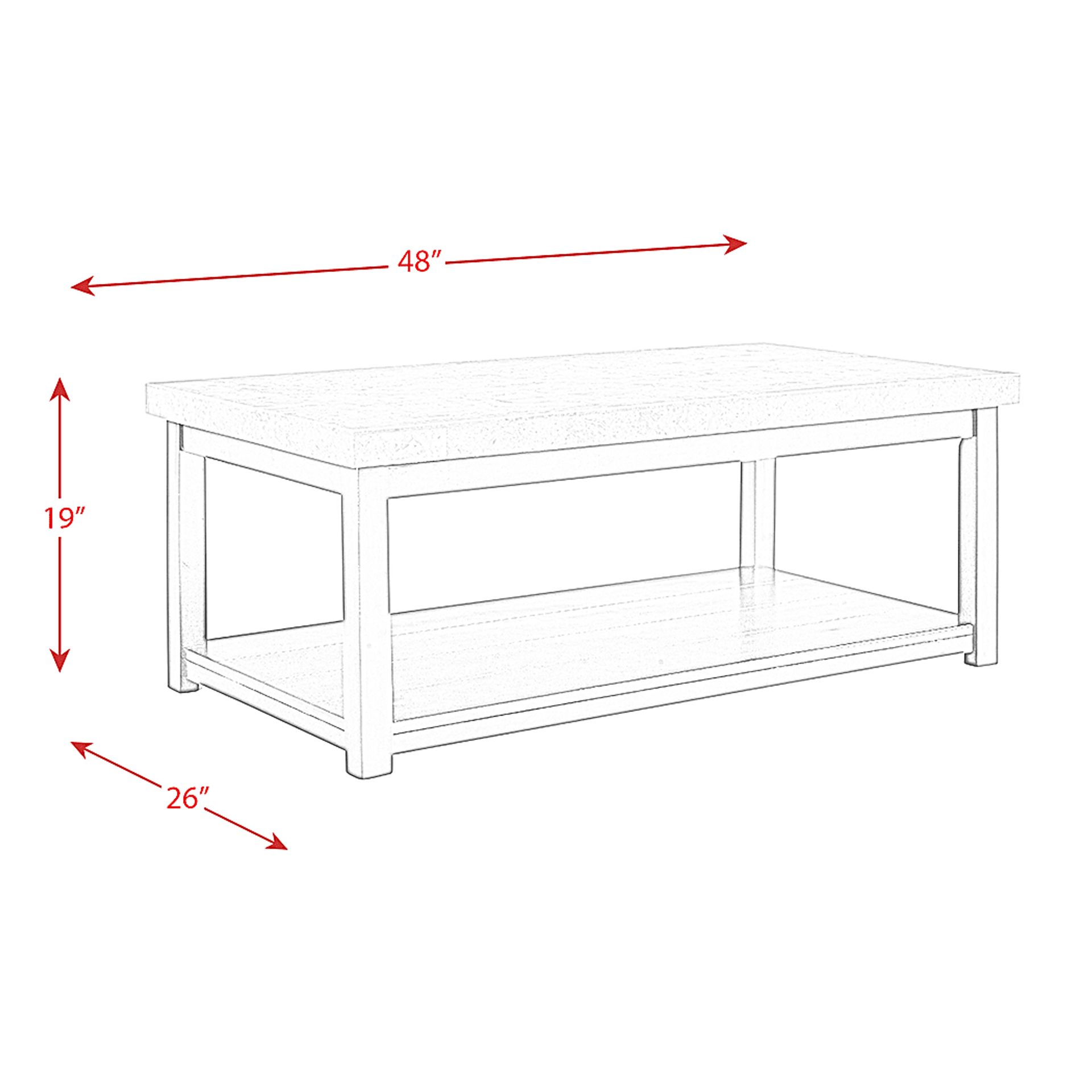 Ozmer Espresso Cocktail Table - Image 7