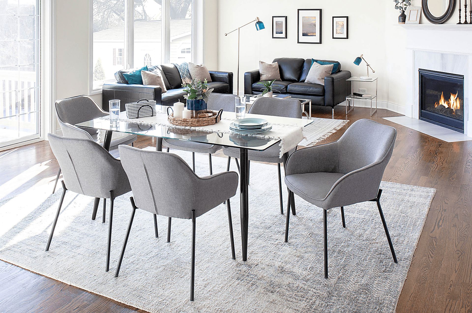 Ozora Gray Dining Chair, Set of 2 - Image 4