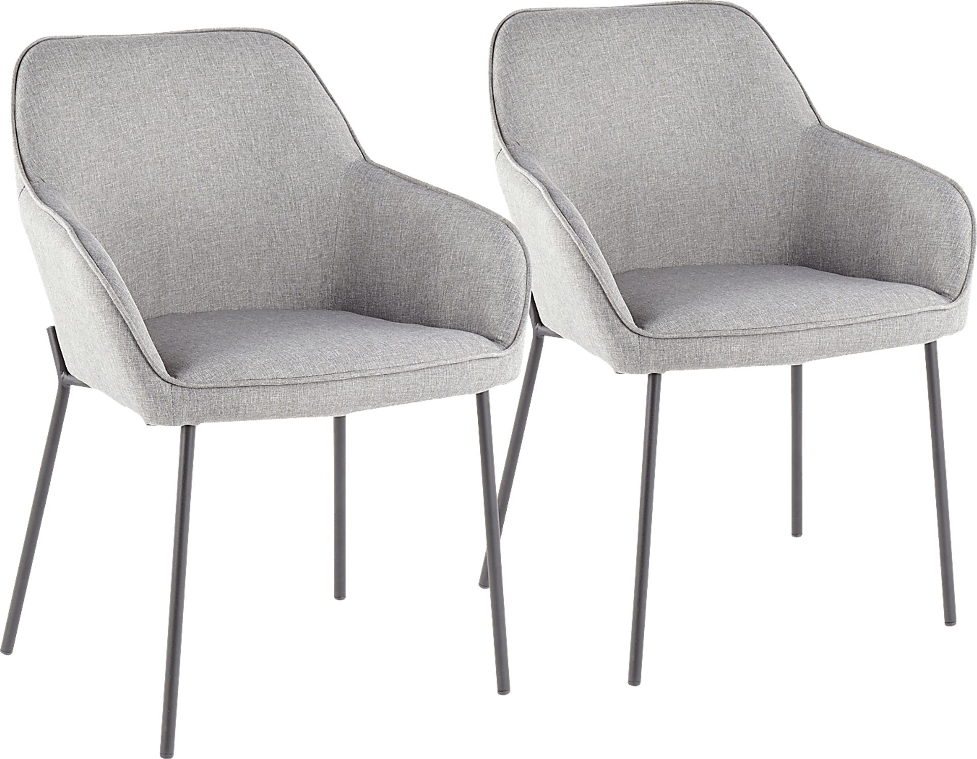 Ozora Gray Dining Chair, Set of 2 - Image 1