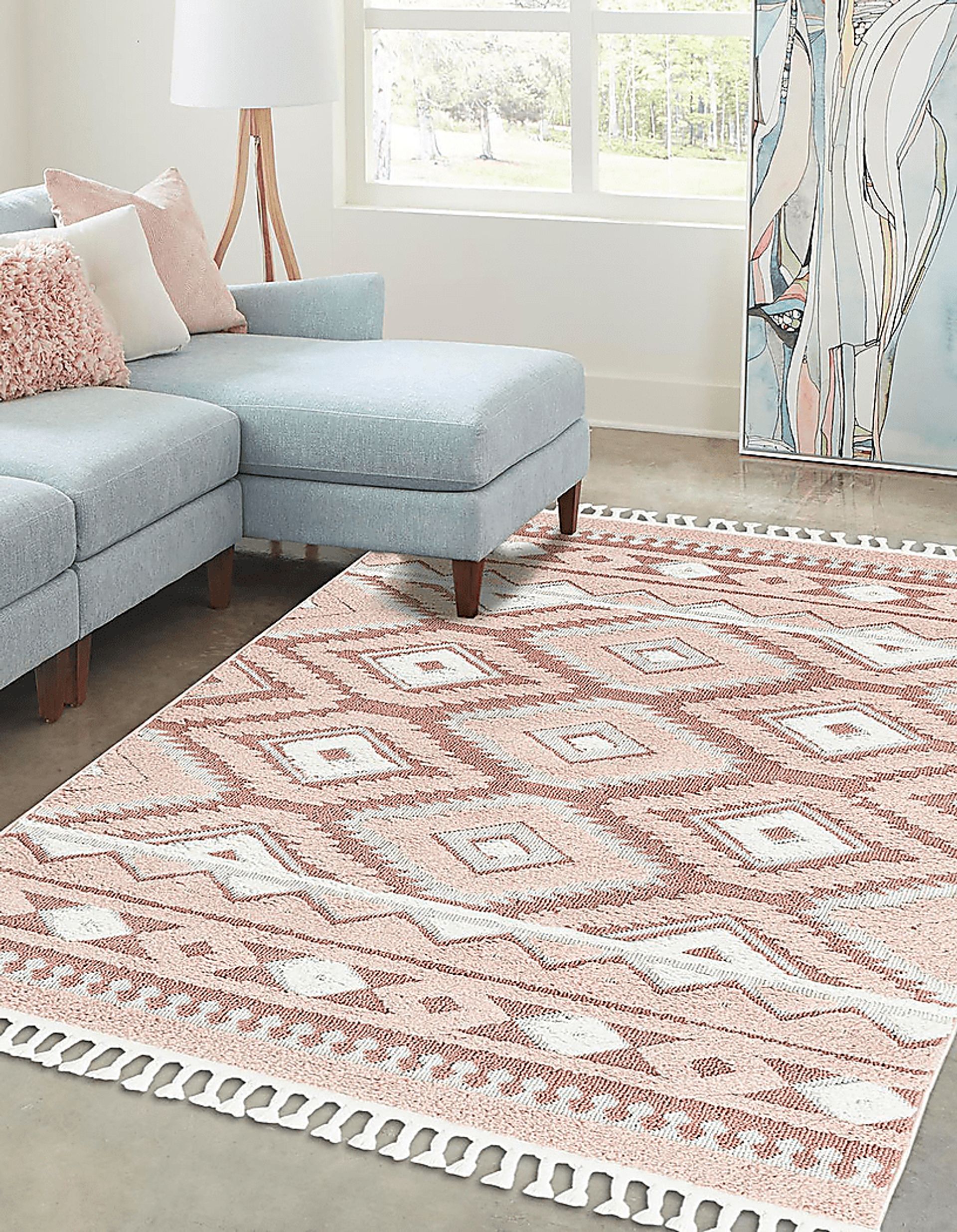 Paari Pink 5'3 x 8' Rug - Image 2