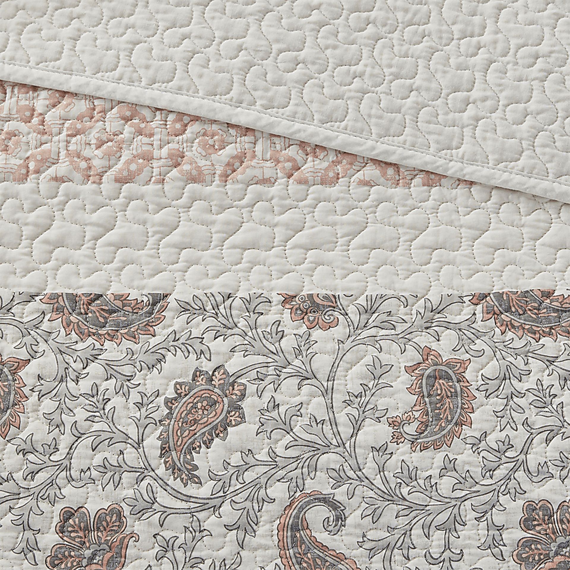 Pabl Blush 6 pc King/ Cal King Quilt Set - Image 5