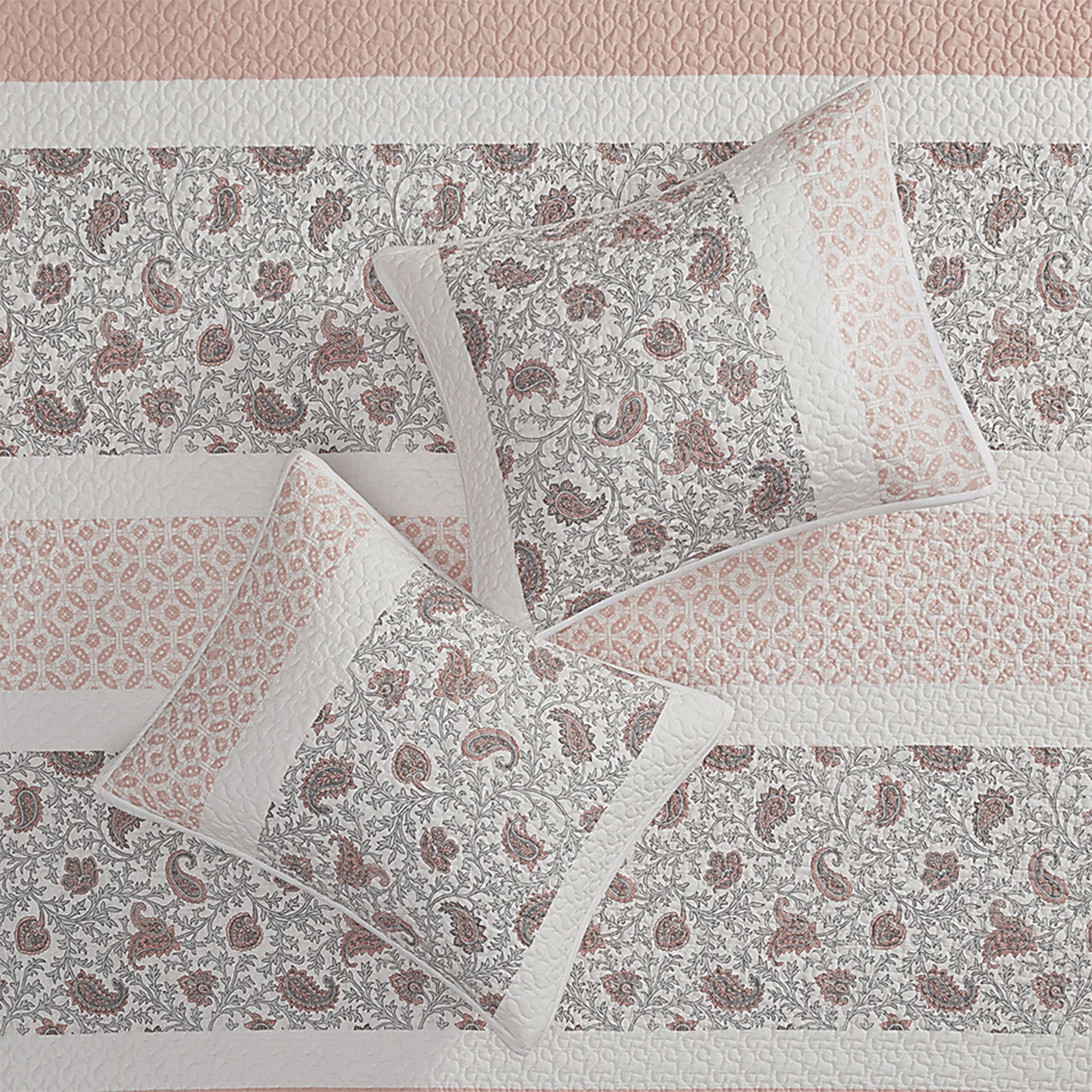 Pabl Blush 6 pc King/ Cal King Quilt Set - Image 9