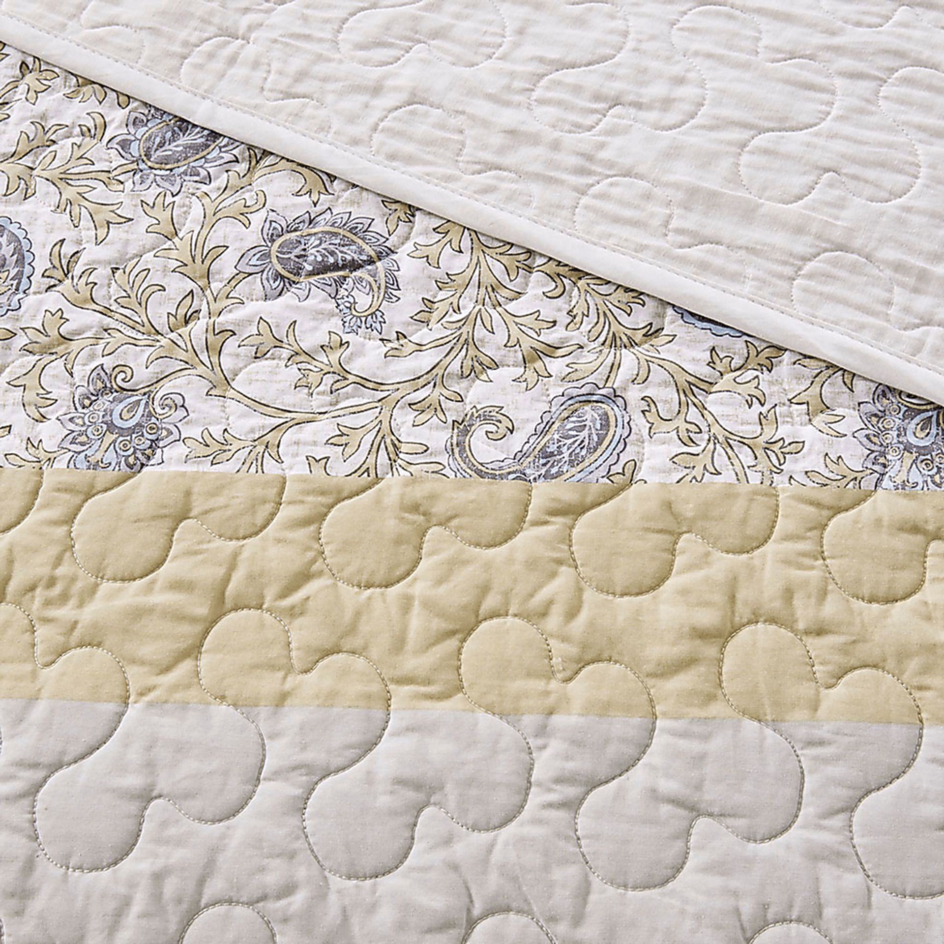 Pabl Yellow 6 pc King/Cal King Quilt Set - Image 10