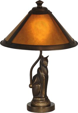 Pablinas Creek Amber Lamp