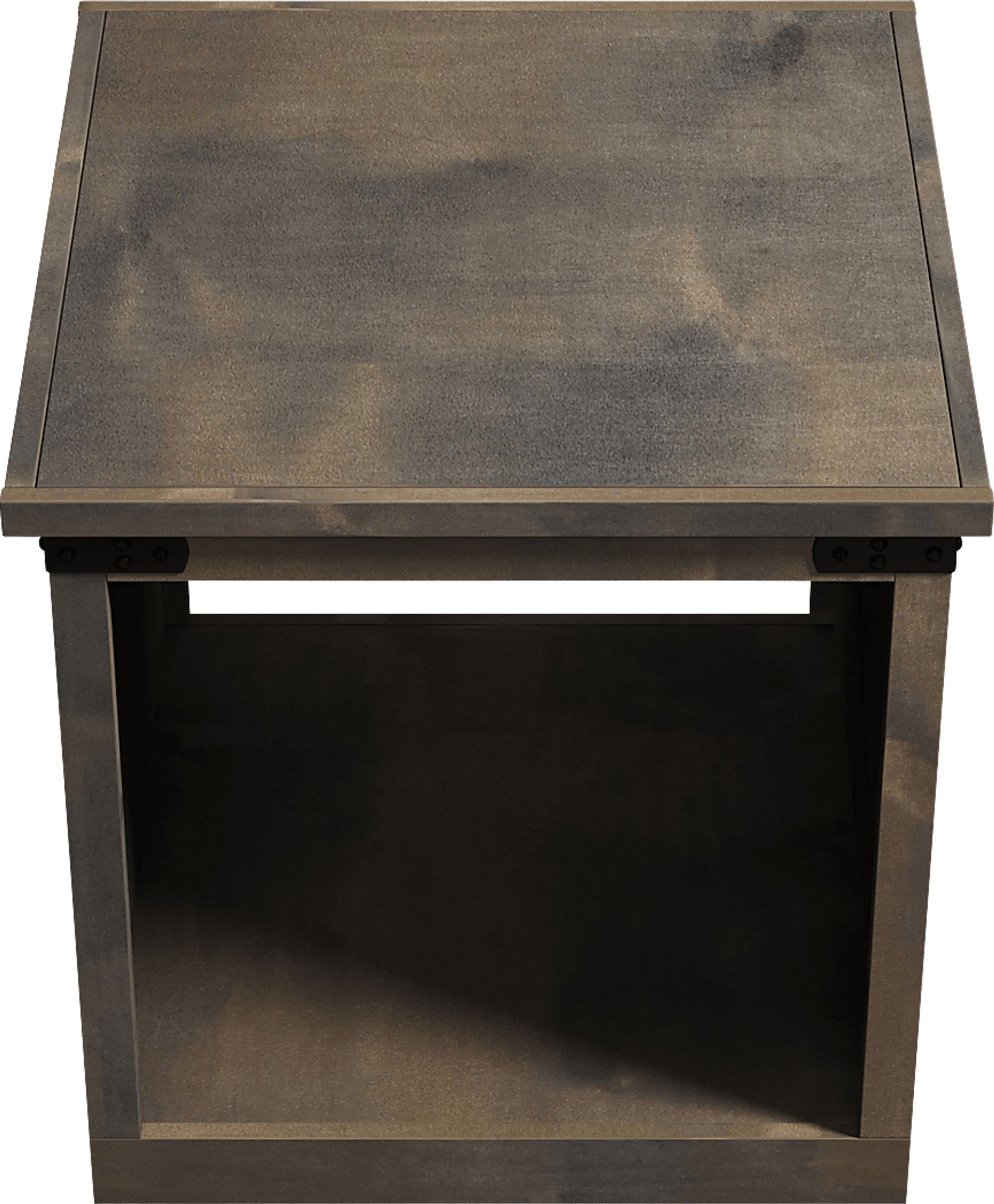 Wapegue Dark Brown End Table - Image 3