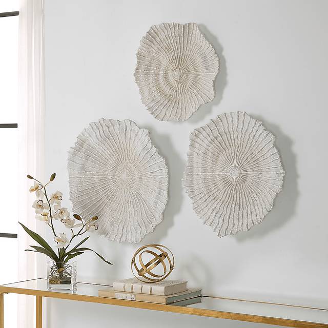 Pacha White Wall Decor, Set of 3 - Thumbnail - Image 3