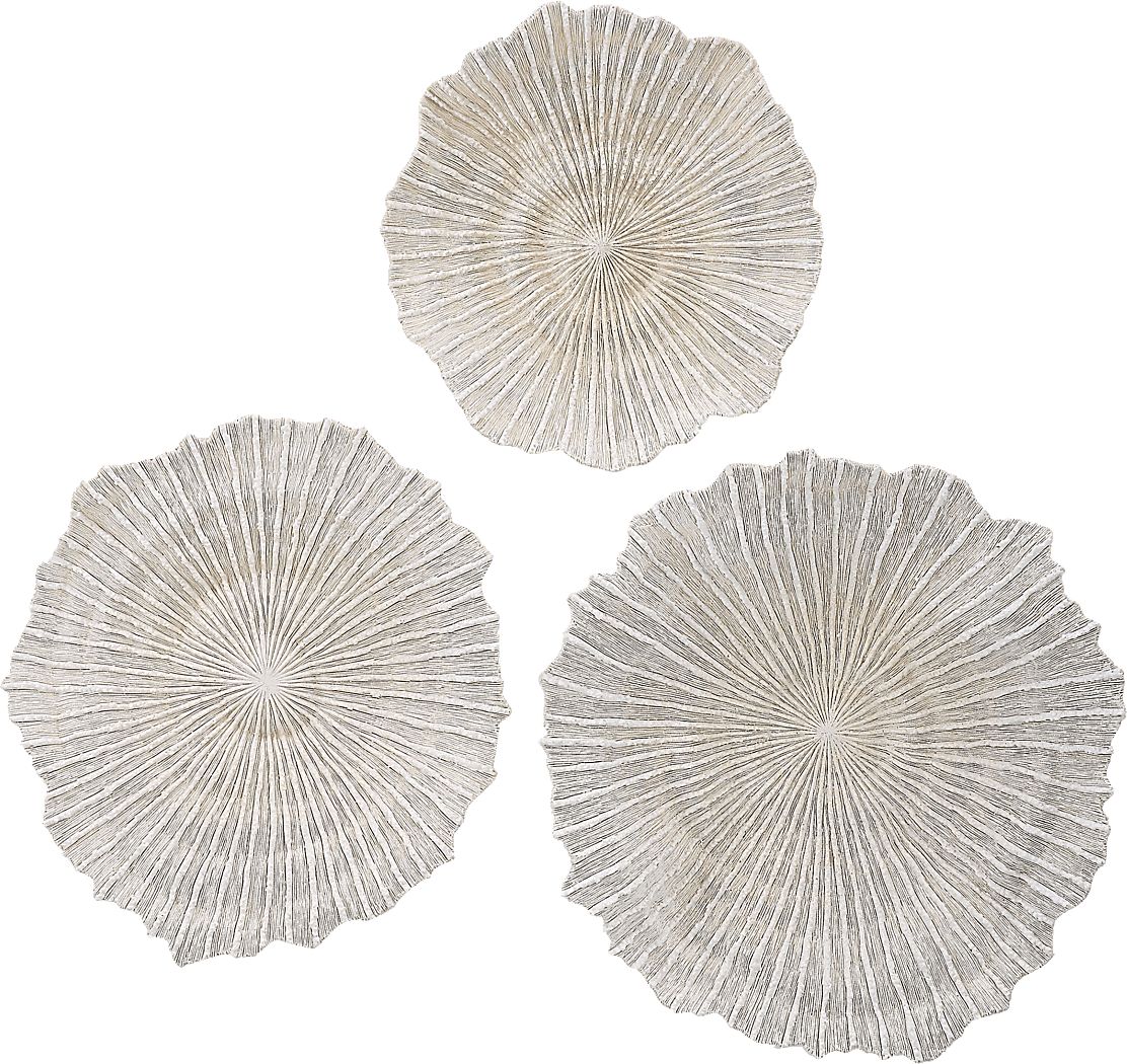 Pacha White Wall Decor, Set of 3