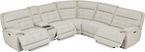 Pacific Heights 7 Pc Leather Dual Power Reclining Sectional Living Room