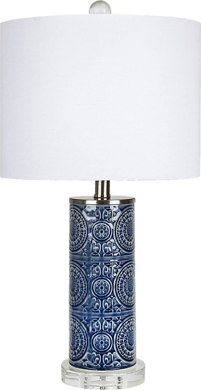 Packlan Lane Blue Lamp - Thumbnail - Image 1