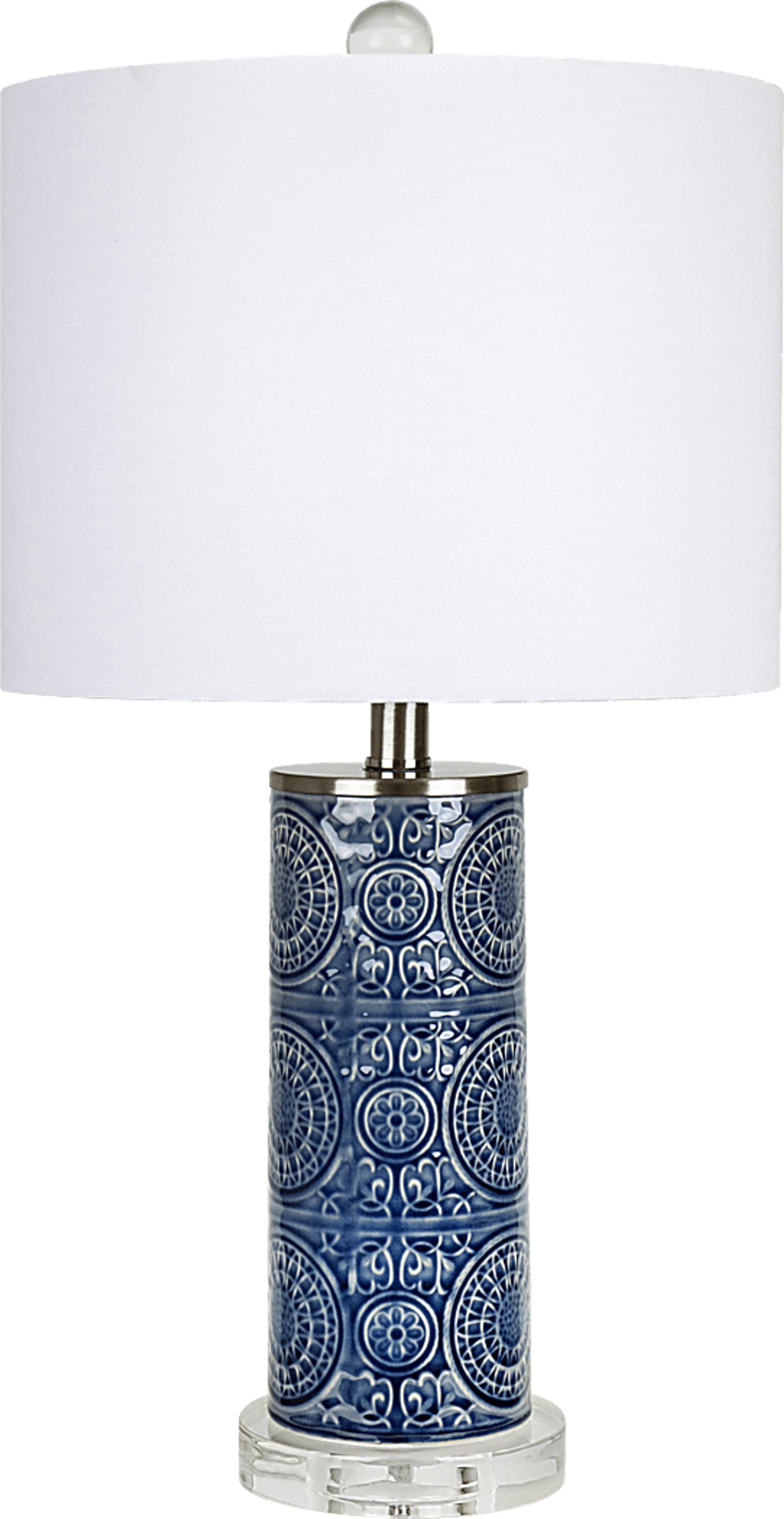 Packlan Lane Blue Lamp - Image 1