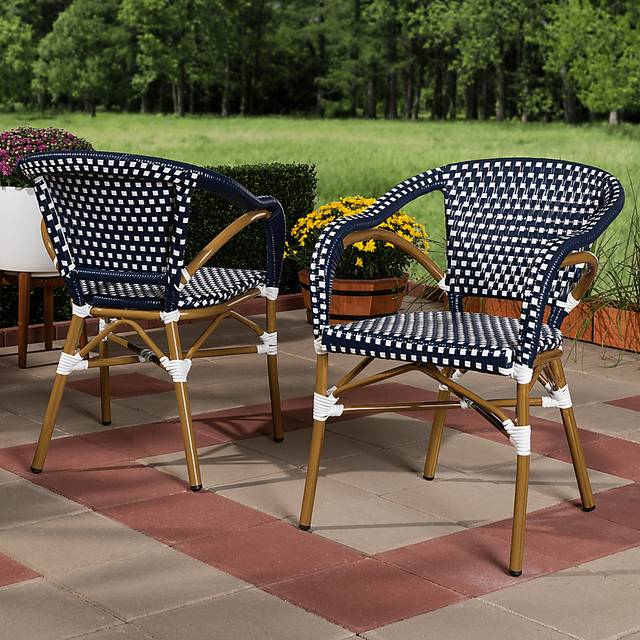 Padazi Blue Dining Chair, Set of 2 - Thumbnail - Image 2