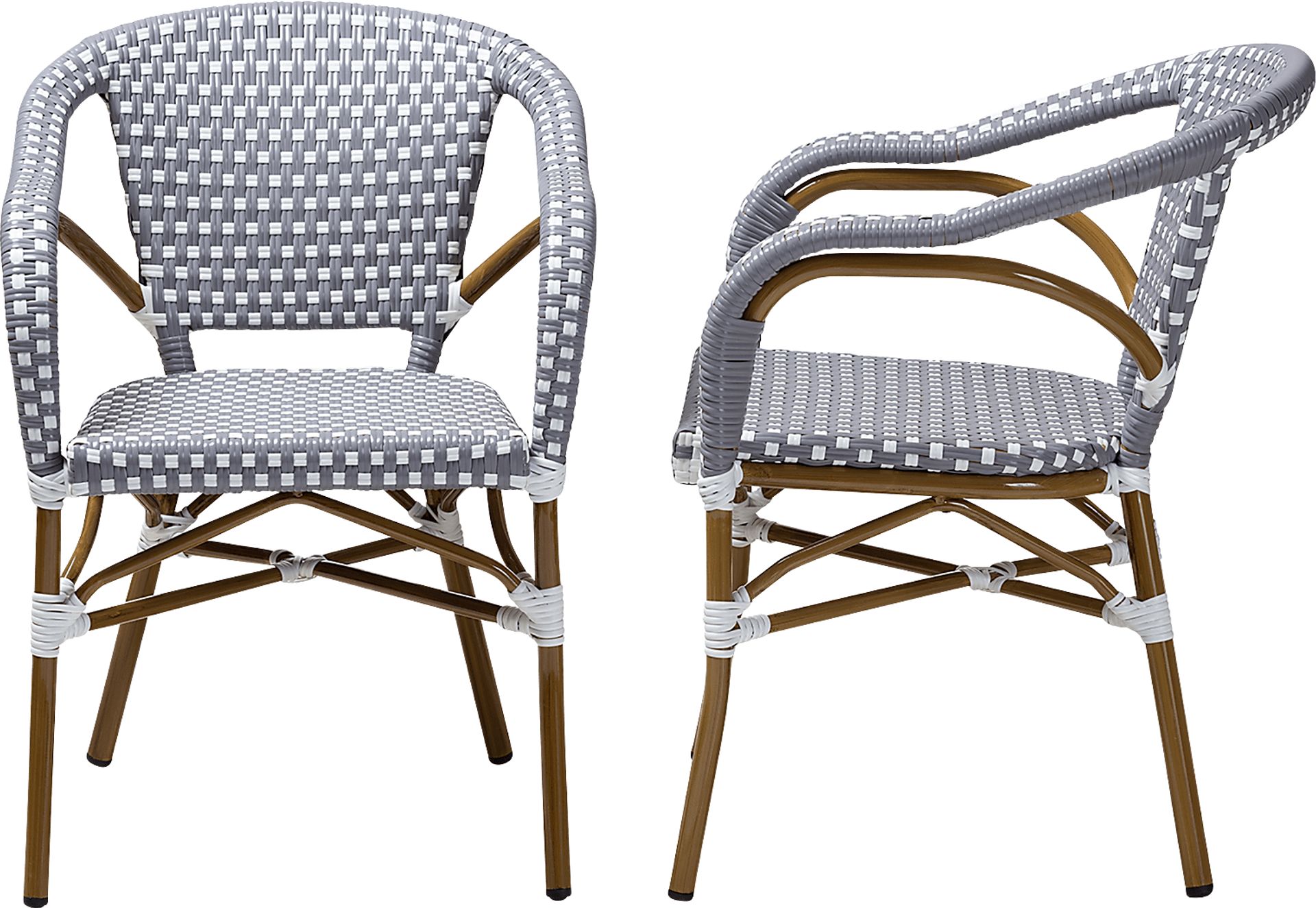 Padazi Gray Dining Chair, Set of 2 - Image 3