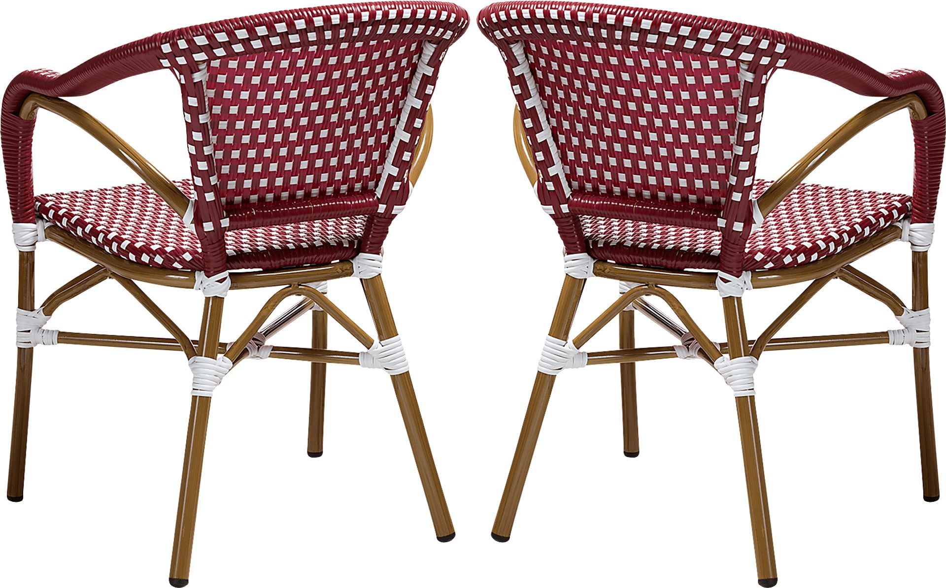 Padazi Red Dining Chair, Set of 2 - Image 5