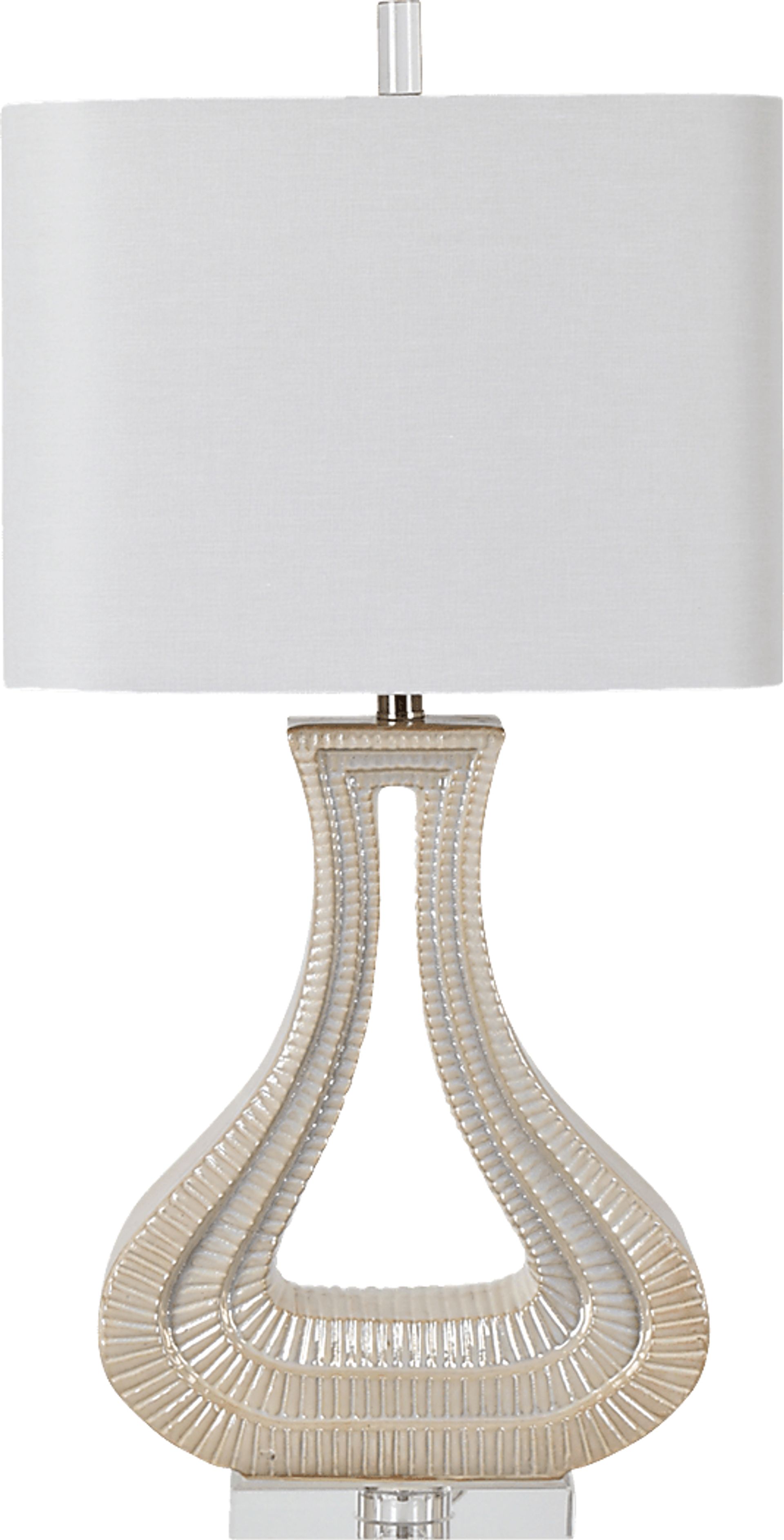 Paddington Place Cream Lamp, Set of 2 - Image 1
