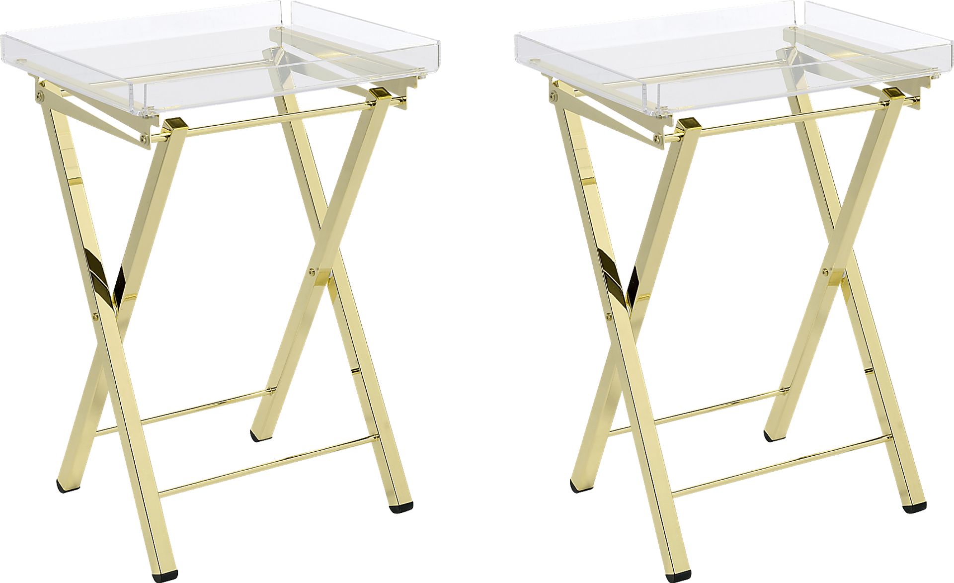 Paeoni Gold End Table, Set of 2 - Image 1