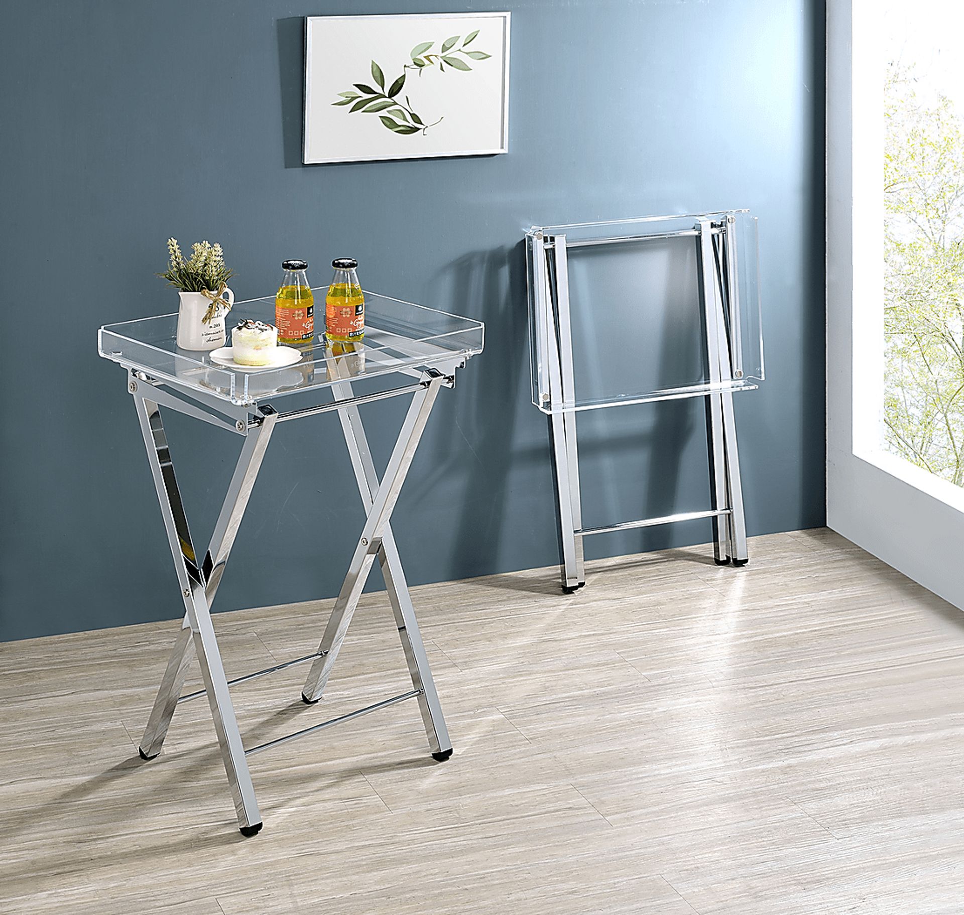 Paeoni Silver End Table, Set of 2 - Image 3