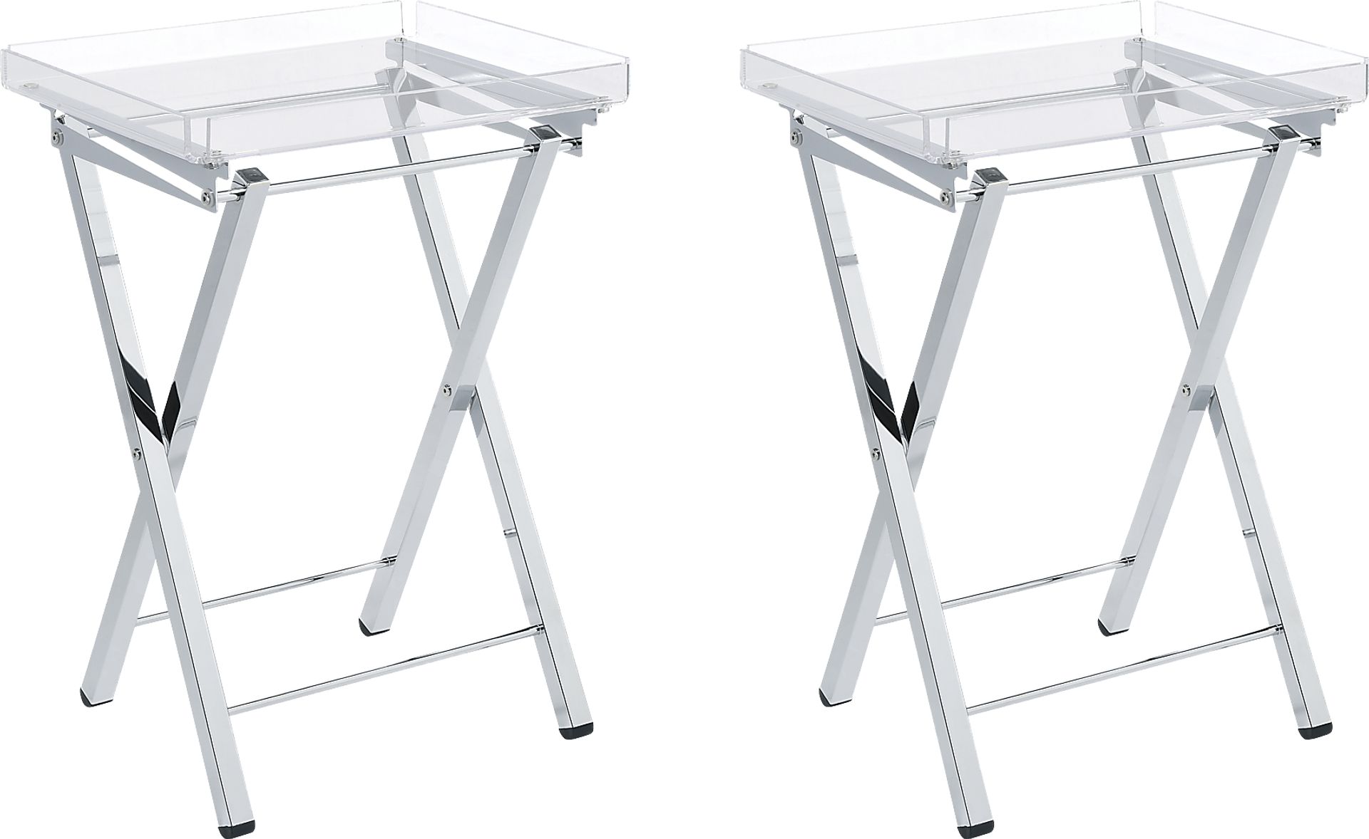 Paeoni Silver End Table, Set of 2 - Image 1