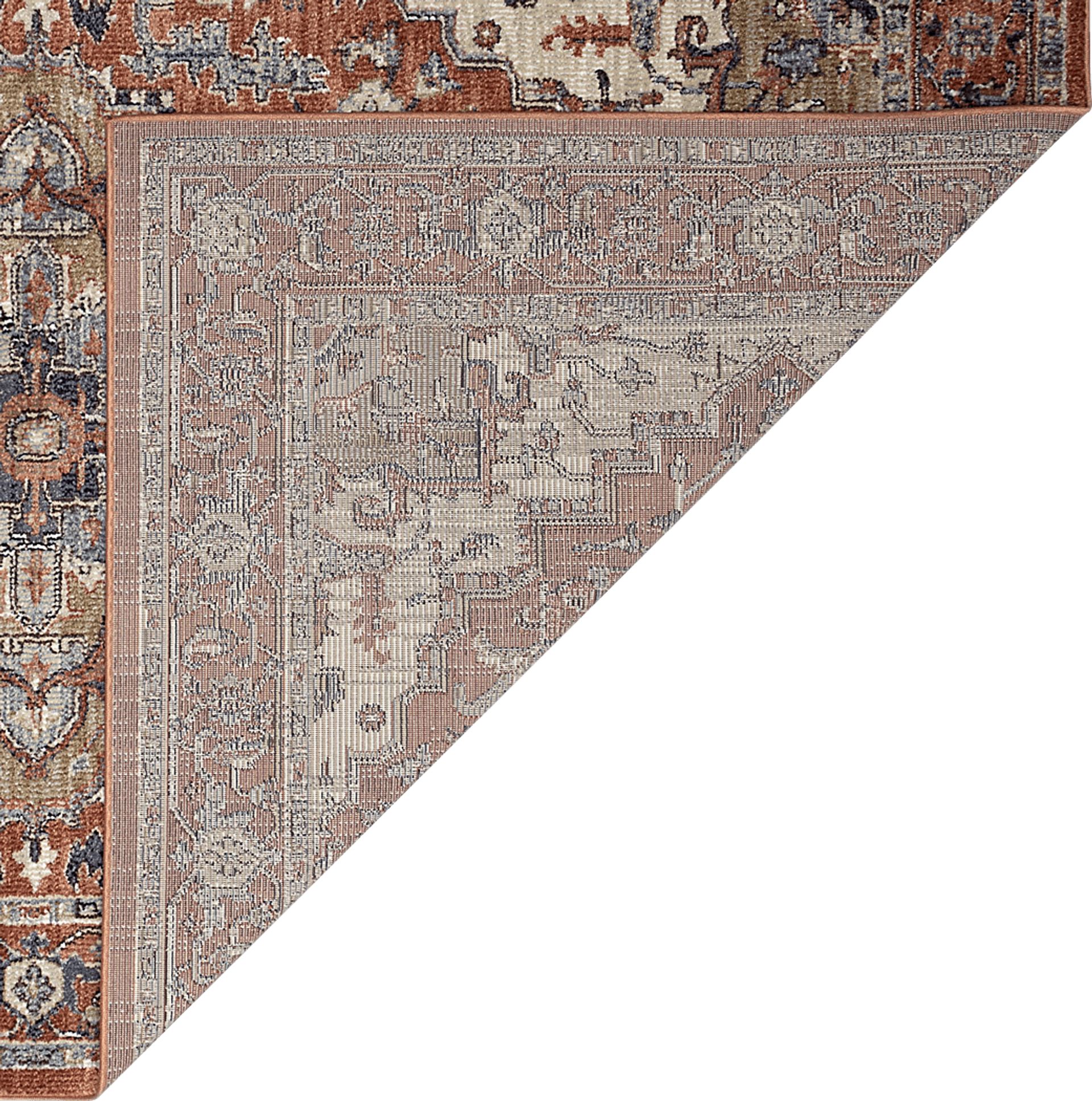 Paeris Rust 7'10 x 9'10 Rug - Image 5