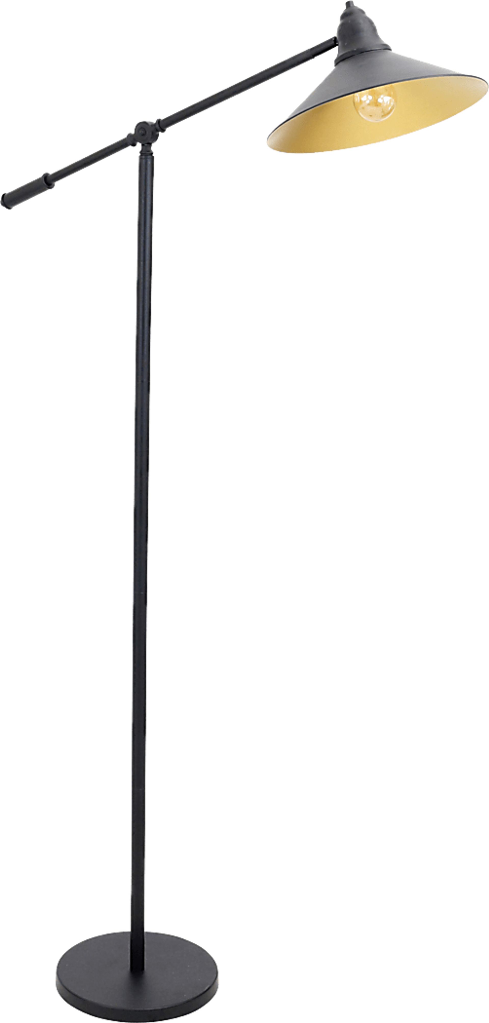 Pages Boulevard Black Floor Lamp - Image 1
