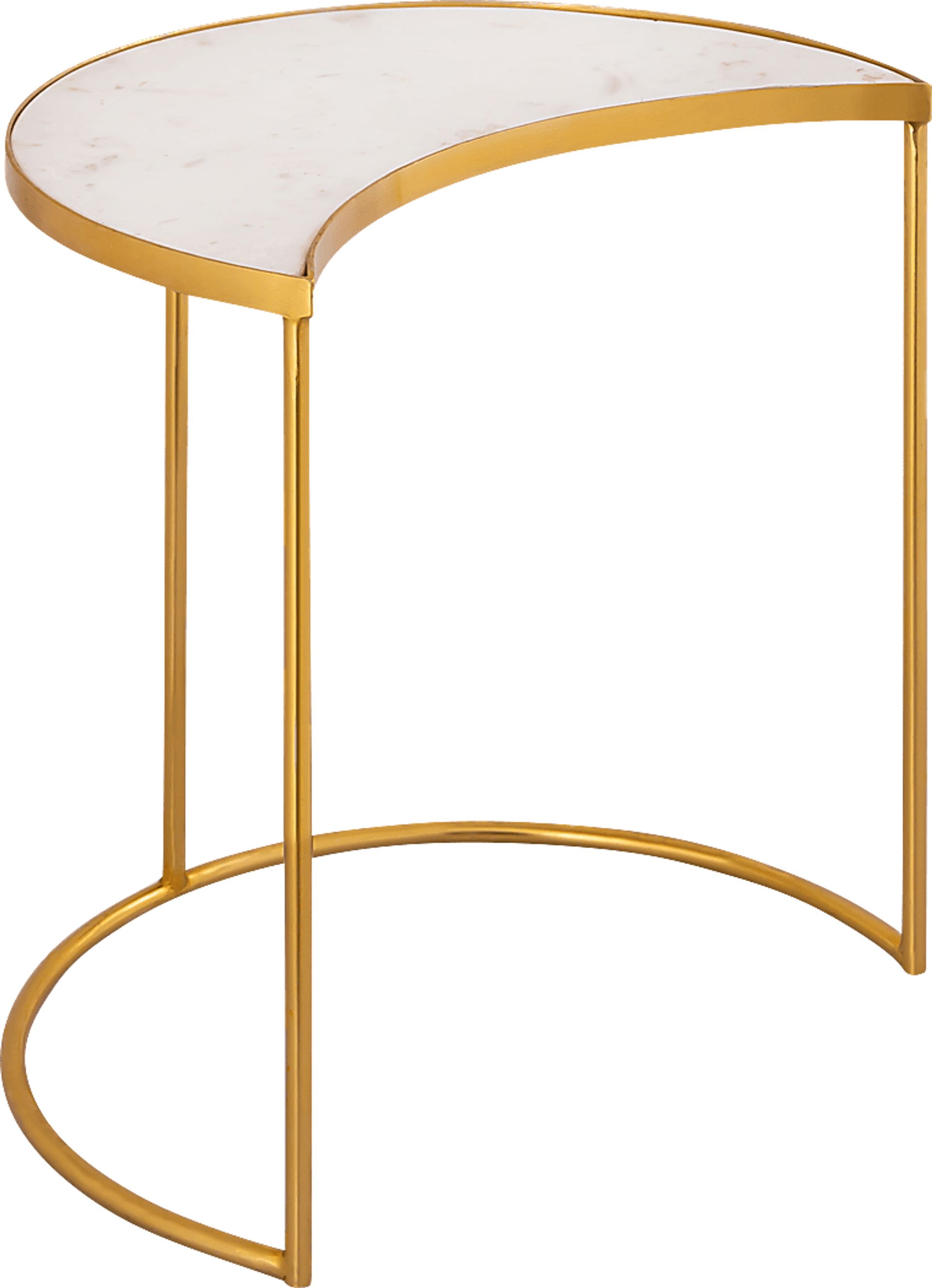 Paget Gold Nesting Tables, Set of 3 - Image 4
