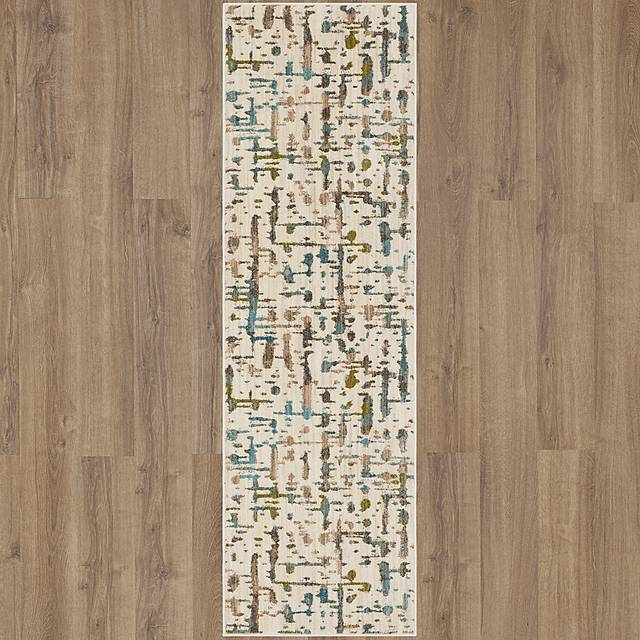 Pahokee Beige 2'4 x 7'10 Rug - Thumbnail - Image 2