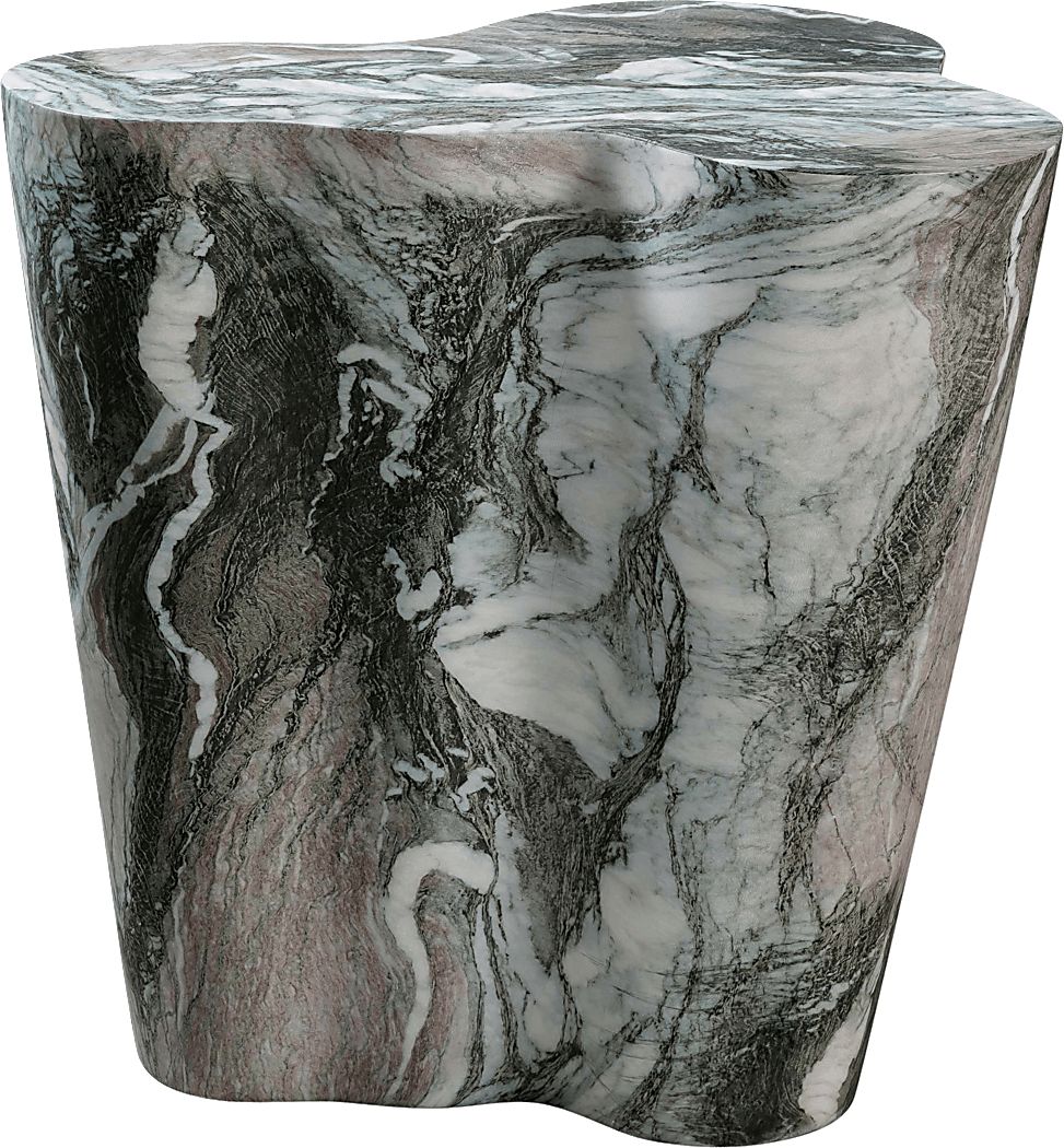 Paich II Gray End Table