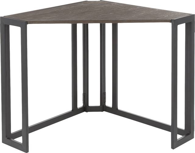 Paigefield Espresso Corner Desk - Thumbnail - Image 2