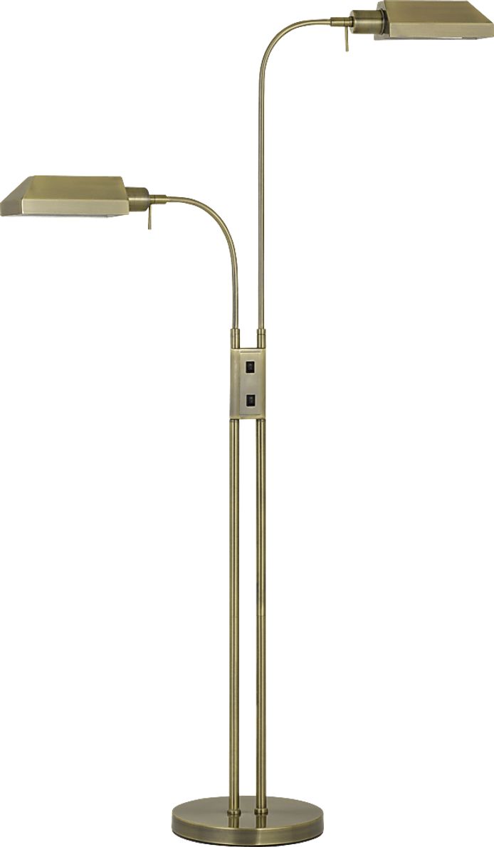 Pakenham Brass Floor Lamp