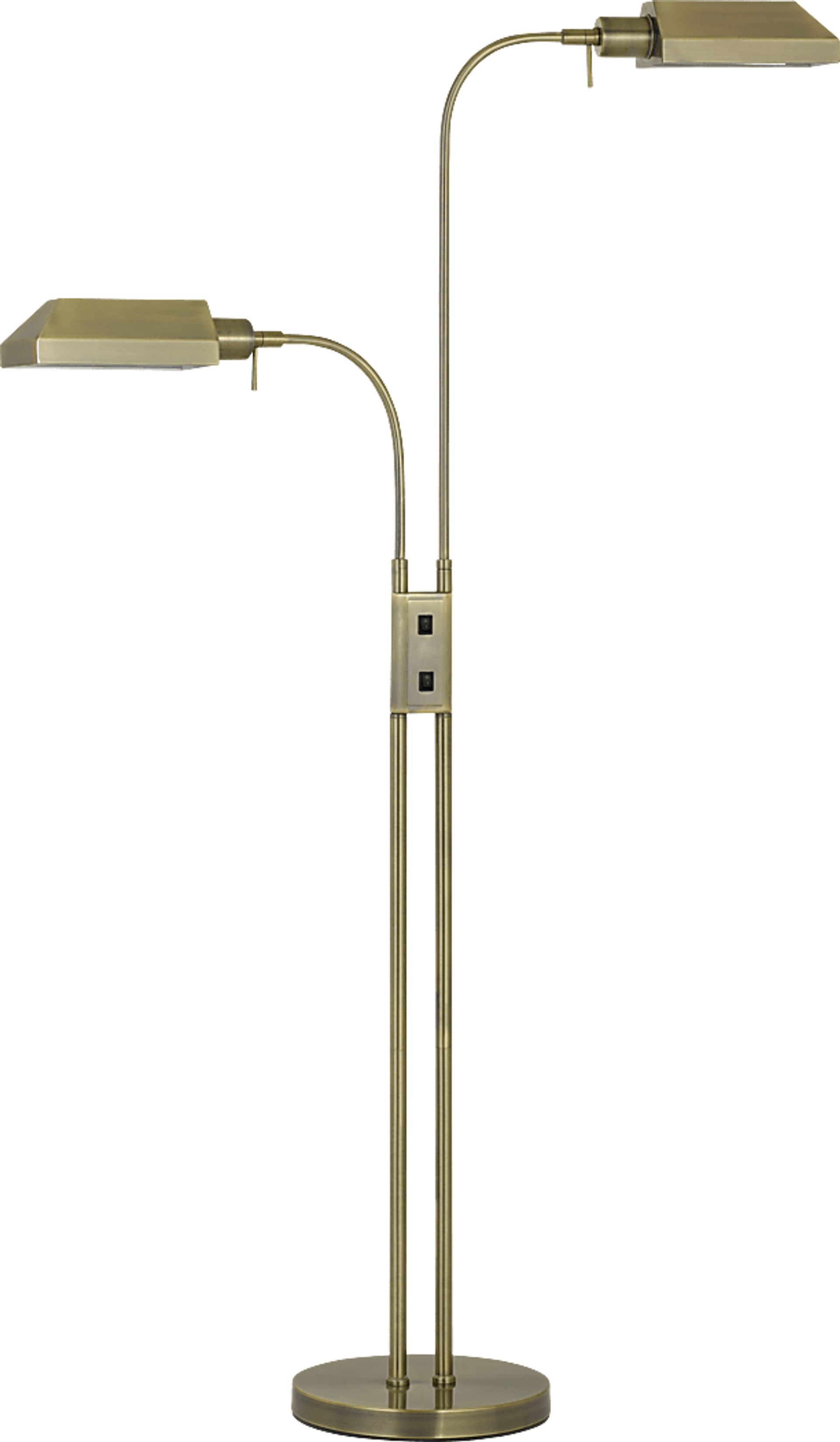 Pakenham Brass Floor Lamp - Image 1