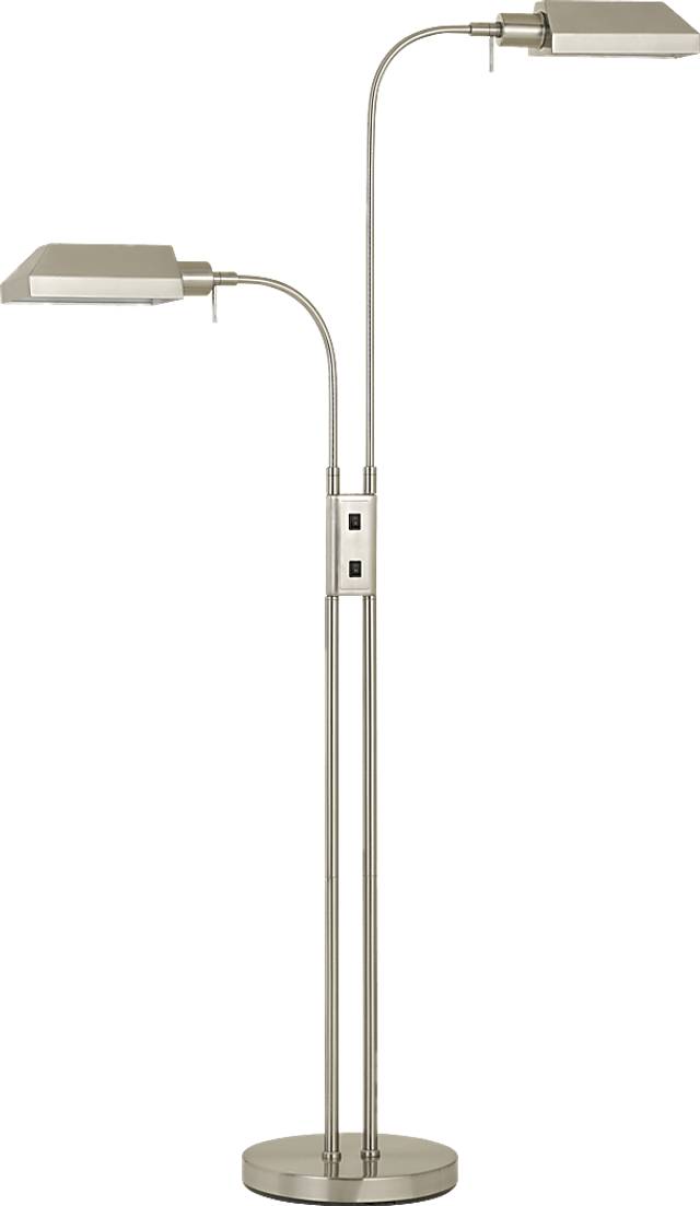 Pakenham Silver Floor Lamp - Thumbnail - Image 1
