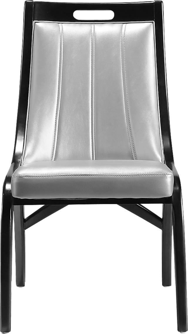 Pakey Silver Side Chair, Set of 2 - Thumbnail - Image 3