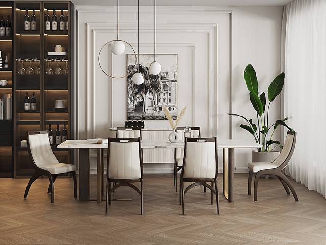 Pakey White Side Chair, Set of 2 - Thumbnail - Image 2