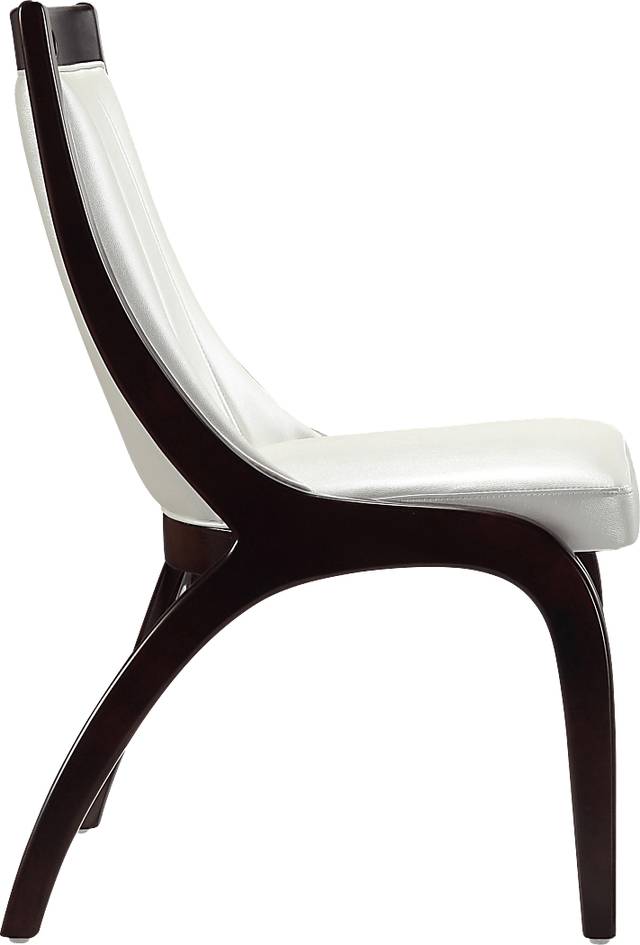 Pakey White Side Chair, Set of 2 - Thumbnail - Image 5