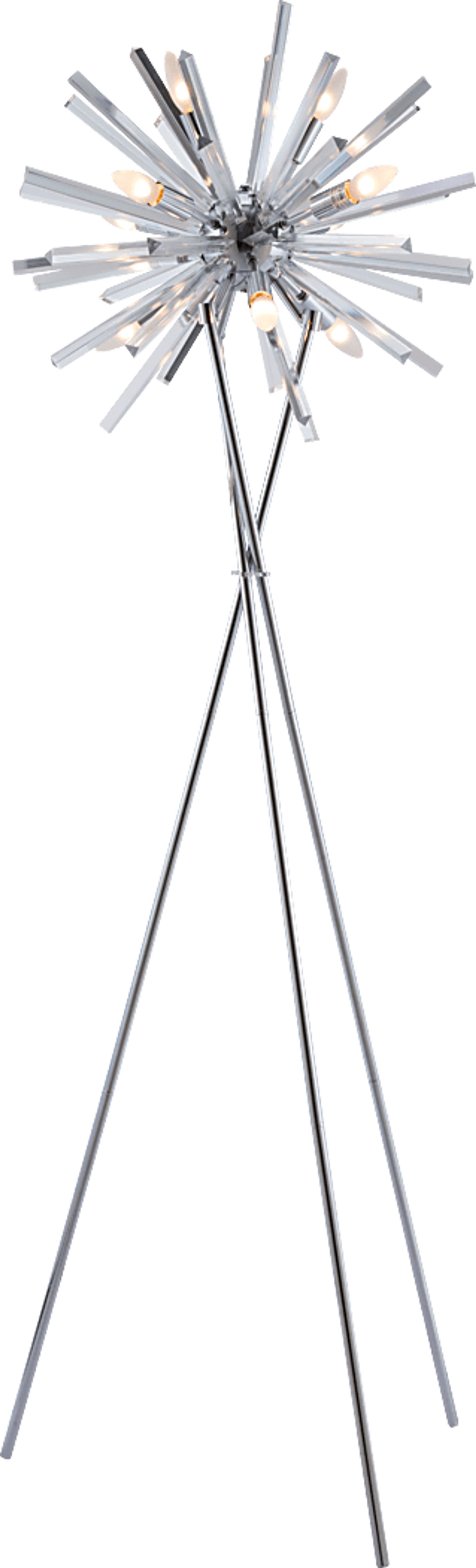 Palacinto Chrome Floor Lamp - Image 2