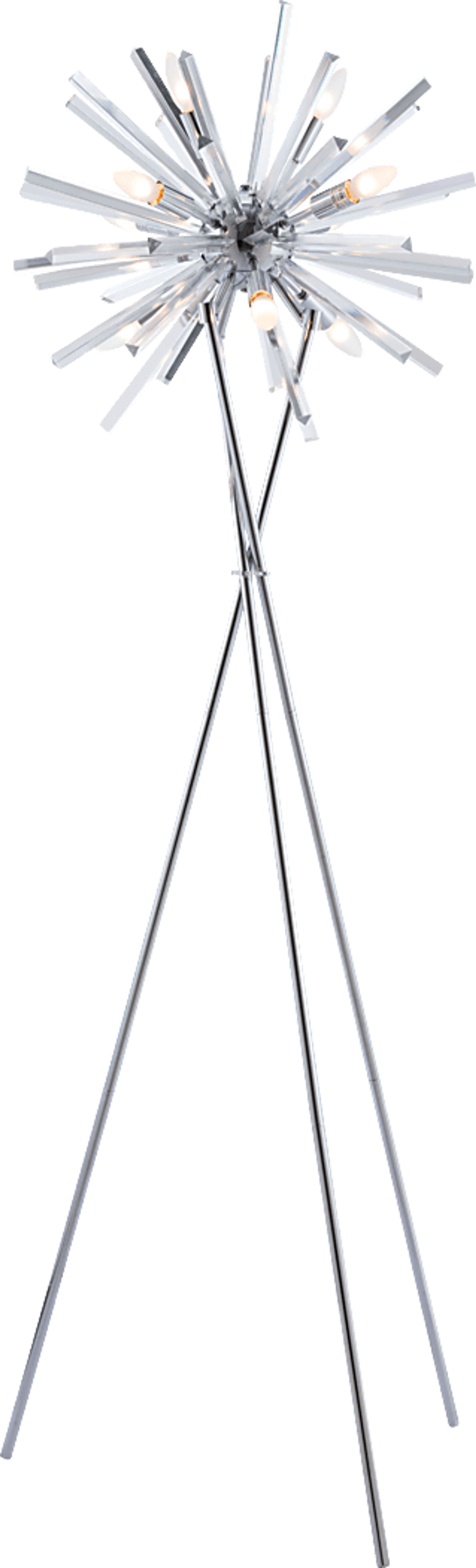 Palacinto Chrome Floor Lamp - Image 1