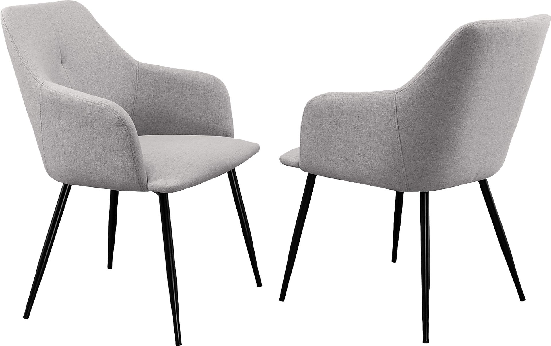 Paladora Gray Arm Chair, Set of 2 - Image 4