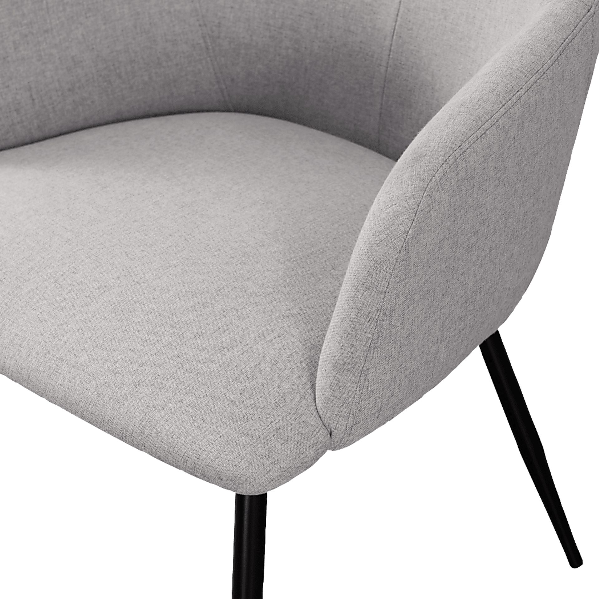 Paladora Gray Arm Chair, Set of 2 - Image 5