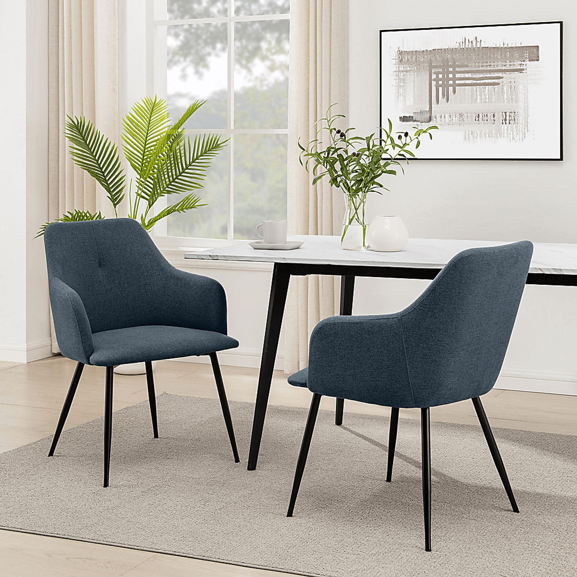 Paladora Indigo Arm Chair - Image 2