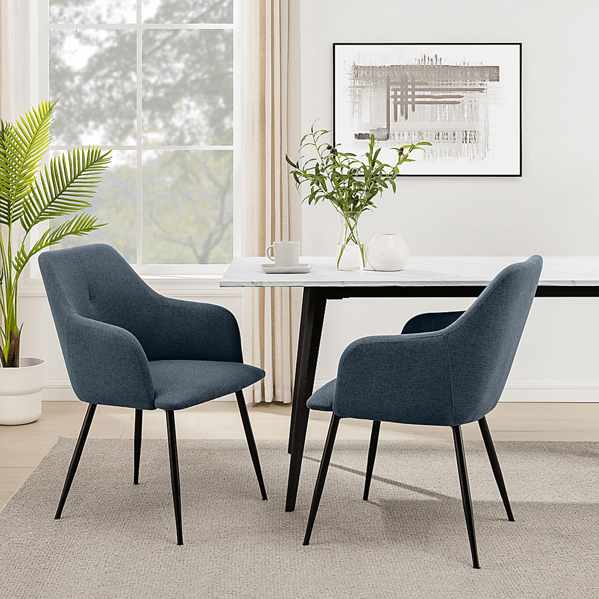 Paladora Indigo Arm Chair - Image 3