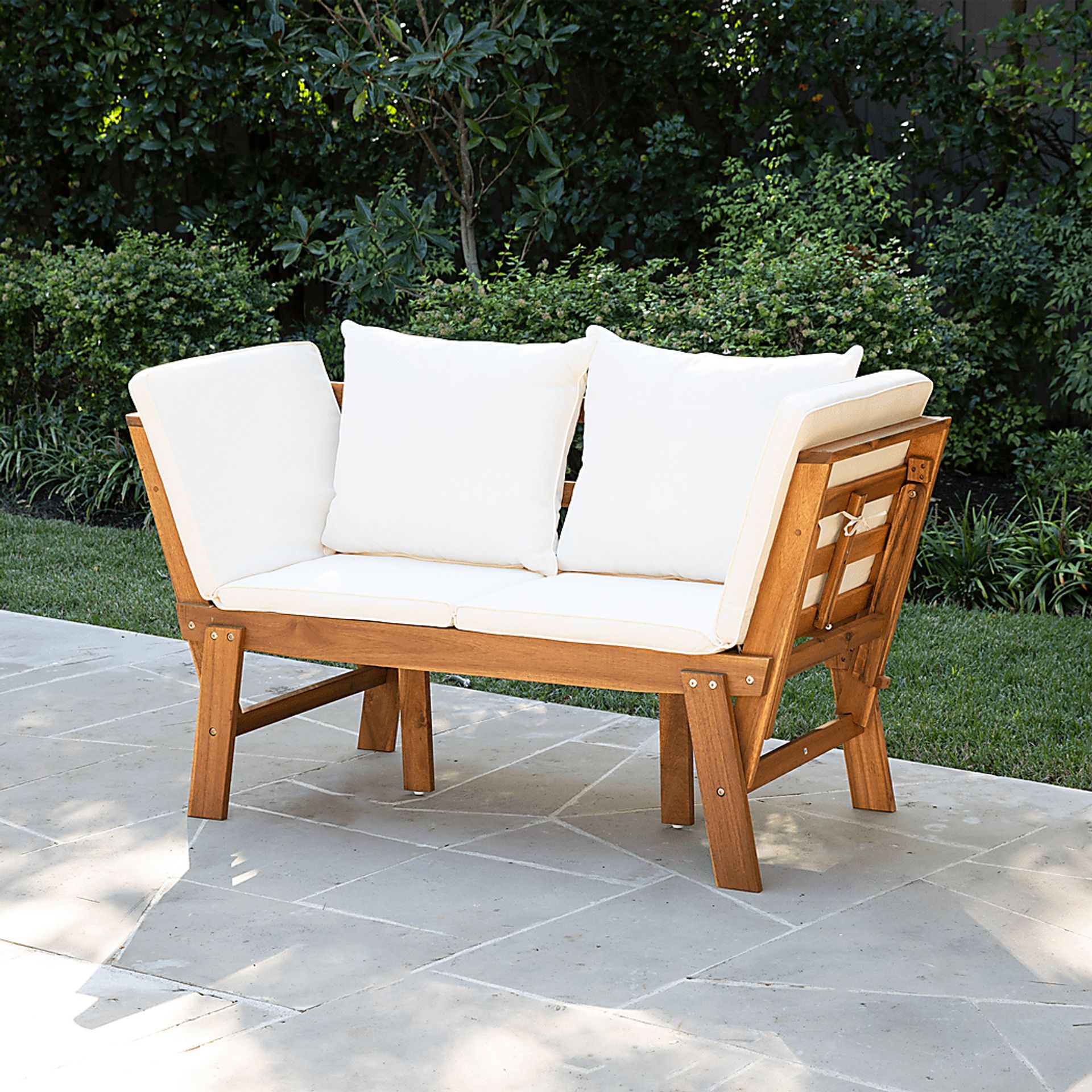 Palafox White Outdoor Accent Chair - Image 2