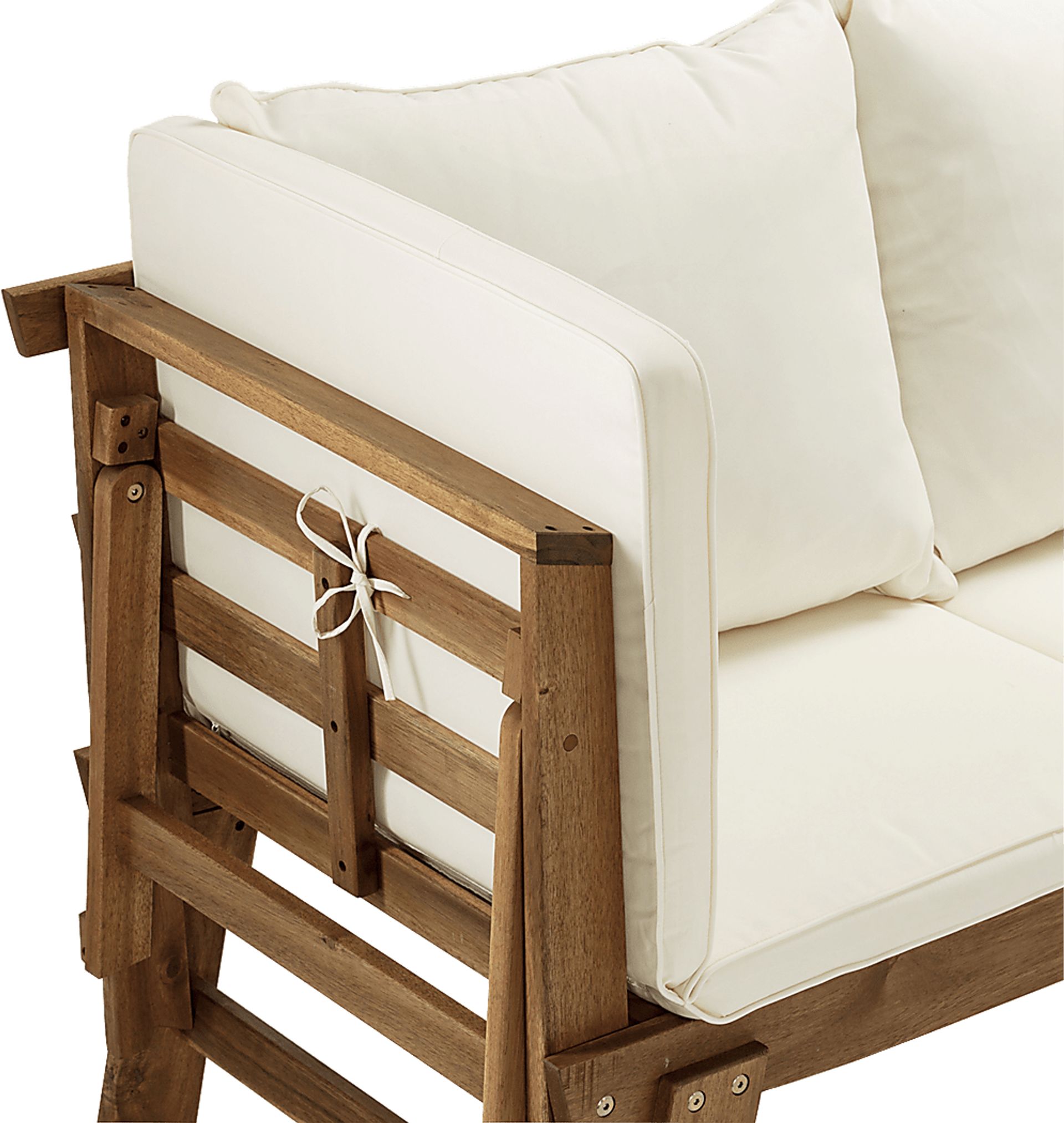 Palafox White Outdoor Accent Chair - Image 6