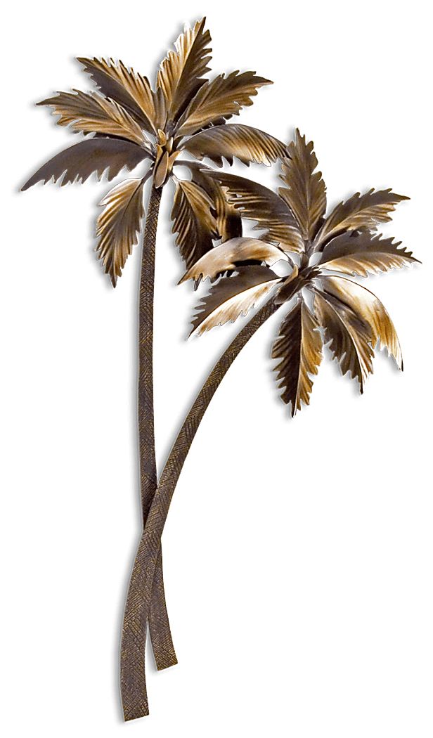 Palasari Palms II Bronze Outdoor Artwork