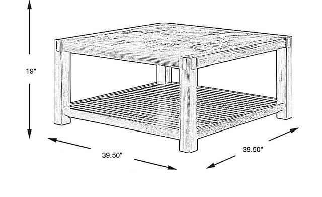 Dimension Image. Please refer to the Dimension Tab on this page for dimension details.