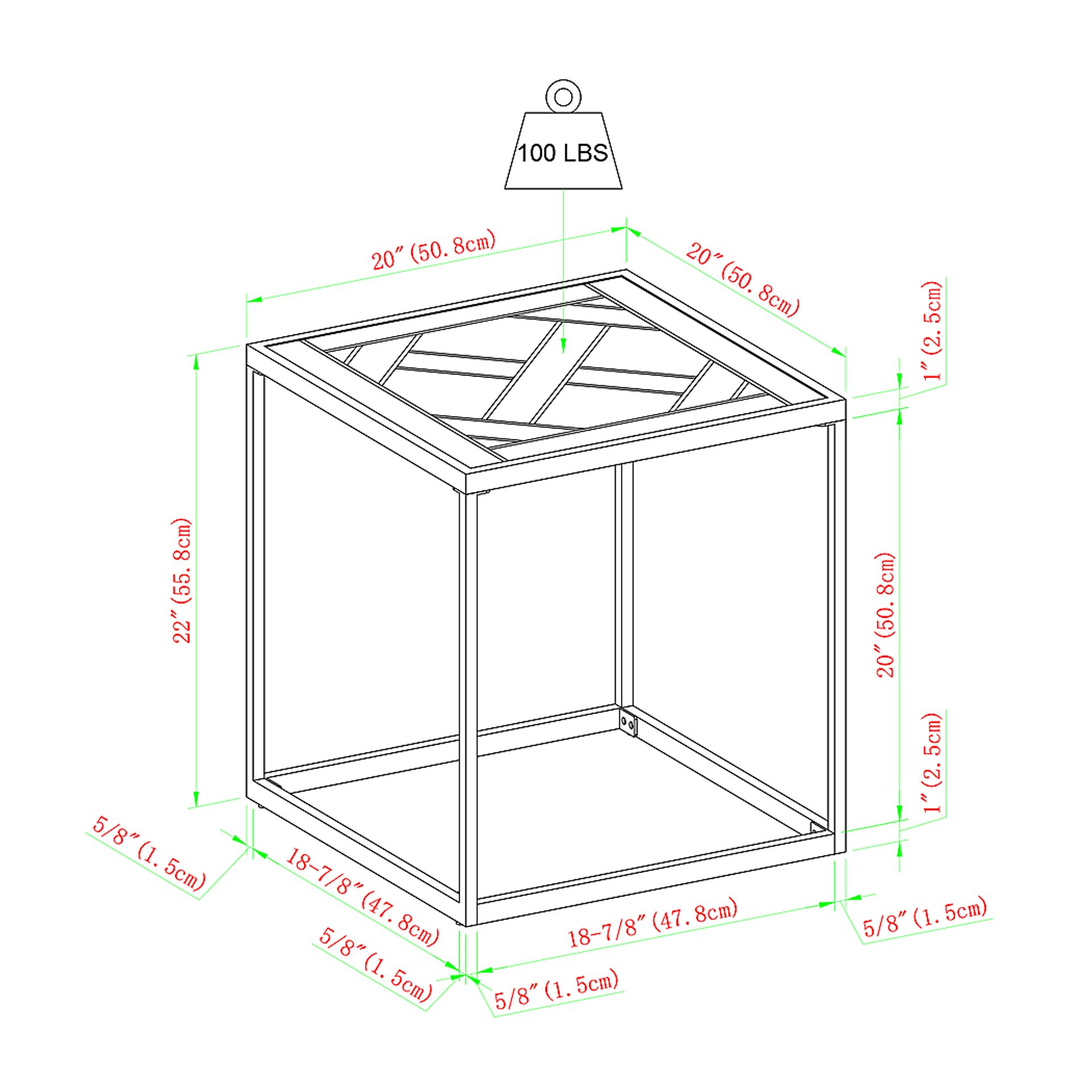Palcia Brown End Table - Image 6